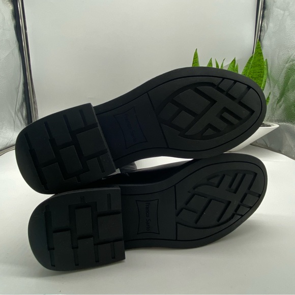 FRANCO SARTO BATTINA OVER-THE-KNEE BOOT wide calf in black leather size 9.5M NEW - Picture 4 of 8